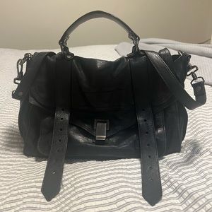 Proenza PS1 Medium Bag - Black Leather